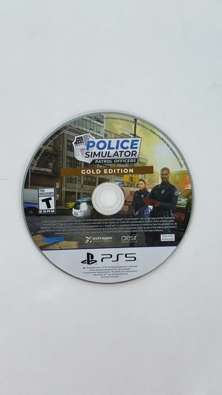 Police Simulator Patrol Officers Gold Edition PS5 PlayStation 5 Disc Only Game